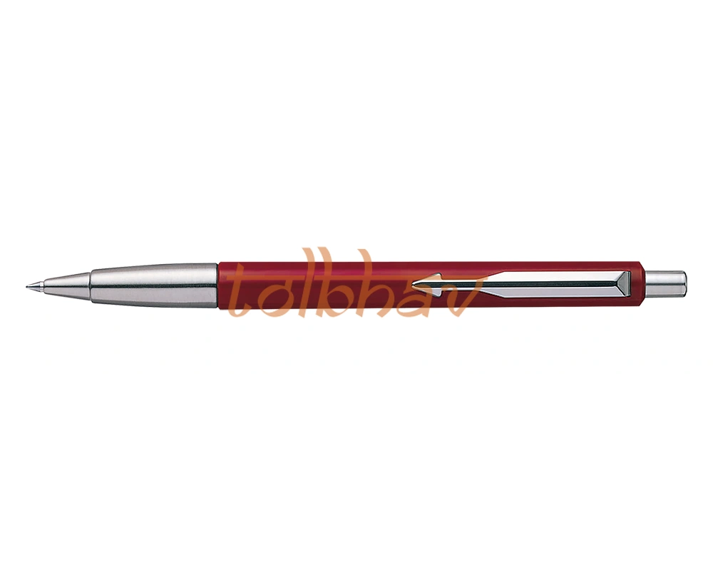 Parker Vector Standard Chrome Trim Ball Pen Red-2