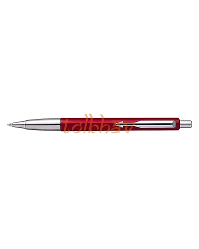 Parker Vector Standard Chrome Trim Ball Pen Red-2