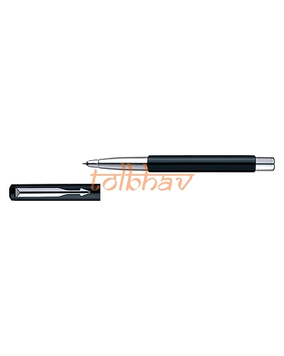 Parker Vector Standard Chrome Trim Roller Ball Pen Black-5
