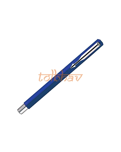 Parker Vector Standard Chrome Trim Roller Ball Pen Blue-2