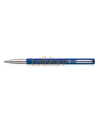 Parker Vector Standard Chrome Trim Roller Ball Pen Blue-3