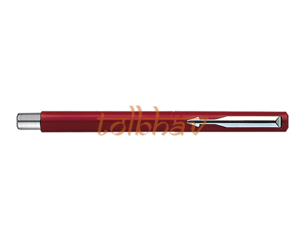 Parker Vector Standard Chrome Trim Roller Ball Pen Red-4