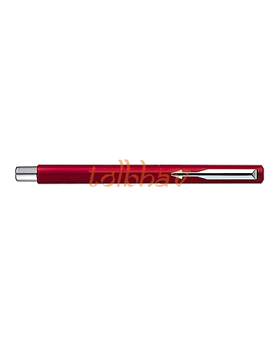 Parker Vector Standard Chrome Trim Roller Ball Pen Red-4