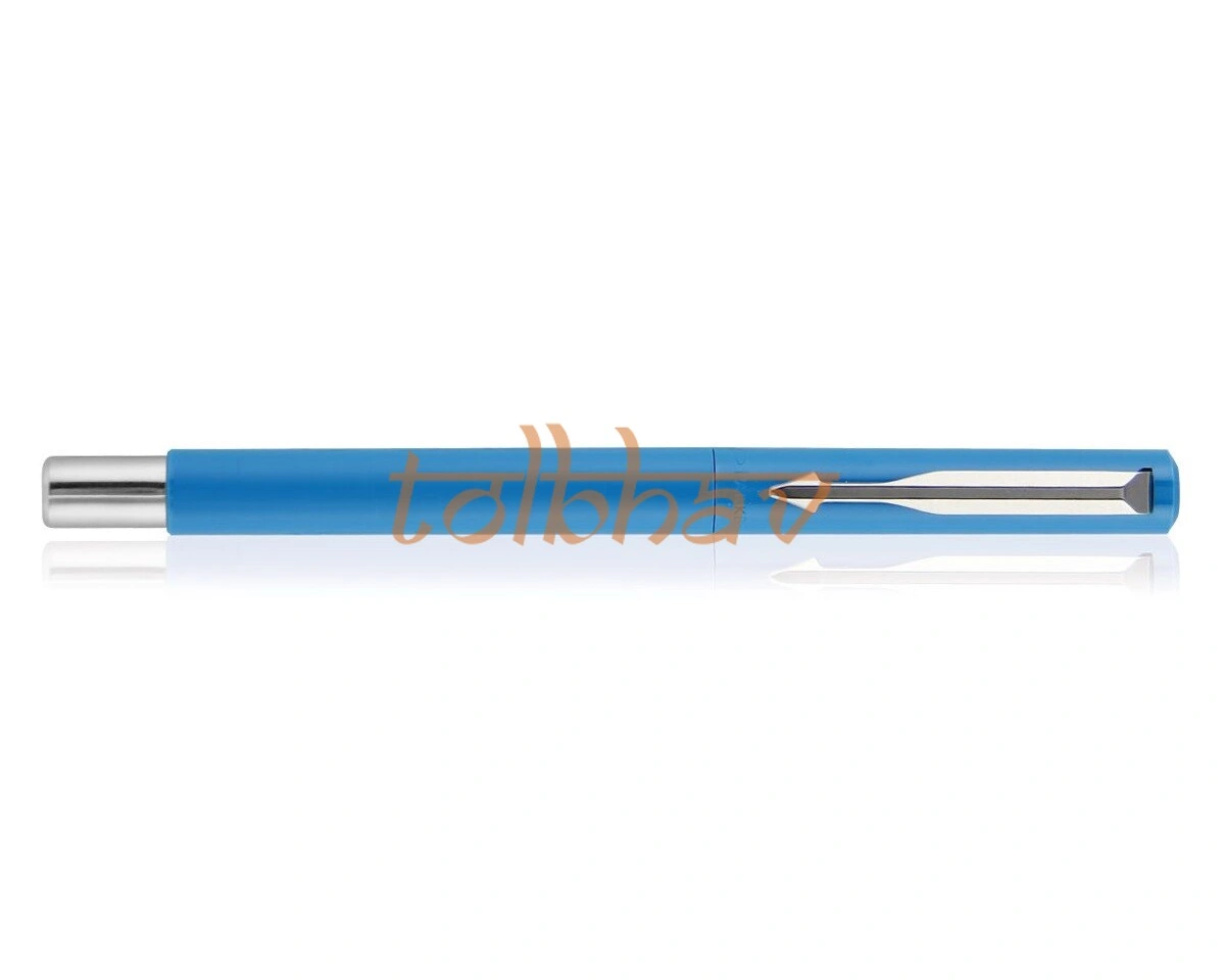 Parker Vector Standard Chrome Trim Fountain Pen Light Blue-5