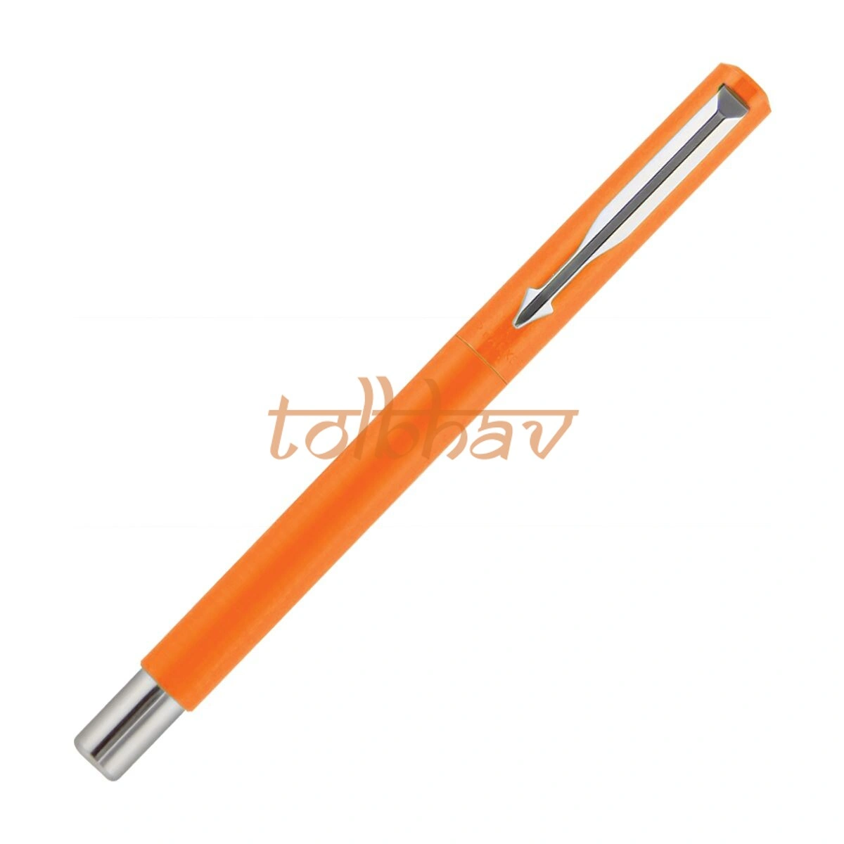 Parker Vector Standard Chrome Trim Fountain Pen Orange-2