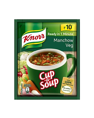 10 Pack of Knorr Cup a Soup Instant Manchow Veg Soup 11g each-12248742
