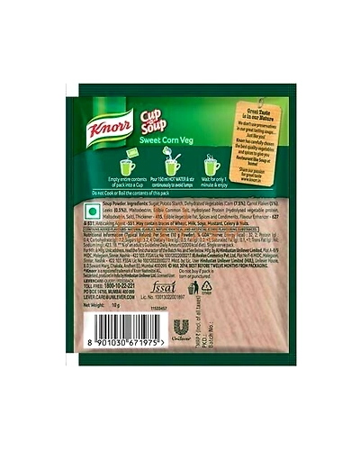 10 Pack of Knorr Cup A Soup Instant Sweet Corn Soup 9.5g each-1