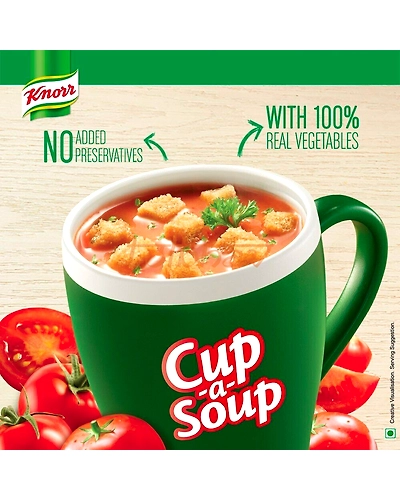 10 Pack of Knorr Instant Cup A Soup Tomato Chatpata Soup 13.5g each-2