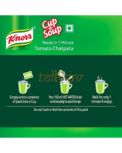 10 Pack of Knorr Instant Cup A Soup Tomato Chatpata Soup 13.5g each-3