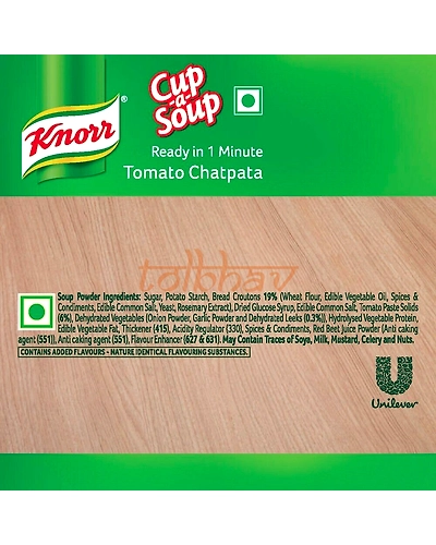 10 Pack of Knorr Instant Cup A Soup Tomato Chatpata Soup 13.5g each-5
