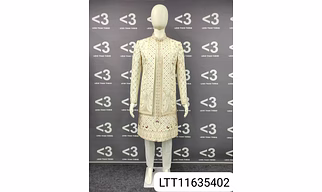 Royal Wedding Sherwani with Dupatta