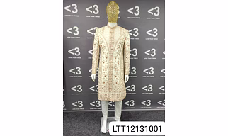 Designer Sherwani with Hand Embroidery