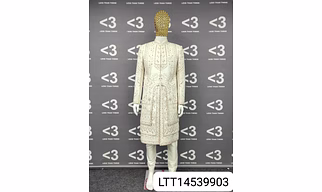 Silk Indo Western Sherwani for Men
