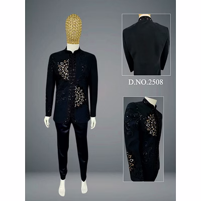 wine color indo-western party wear for men