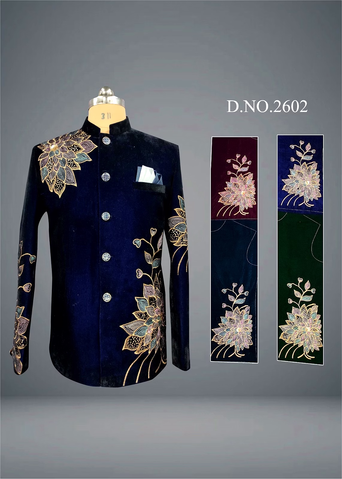 Premium Jacquard Indo-Western for Wedding image 1