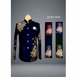 premium jacquard indo-western for wedding