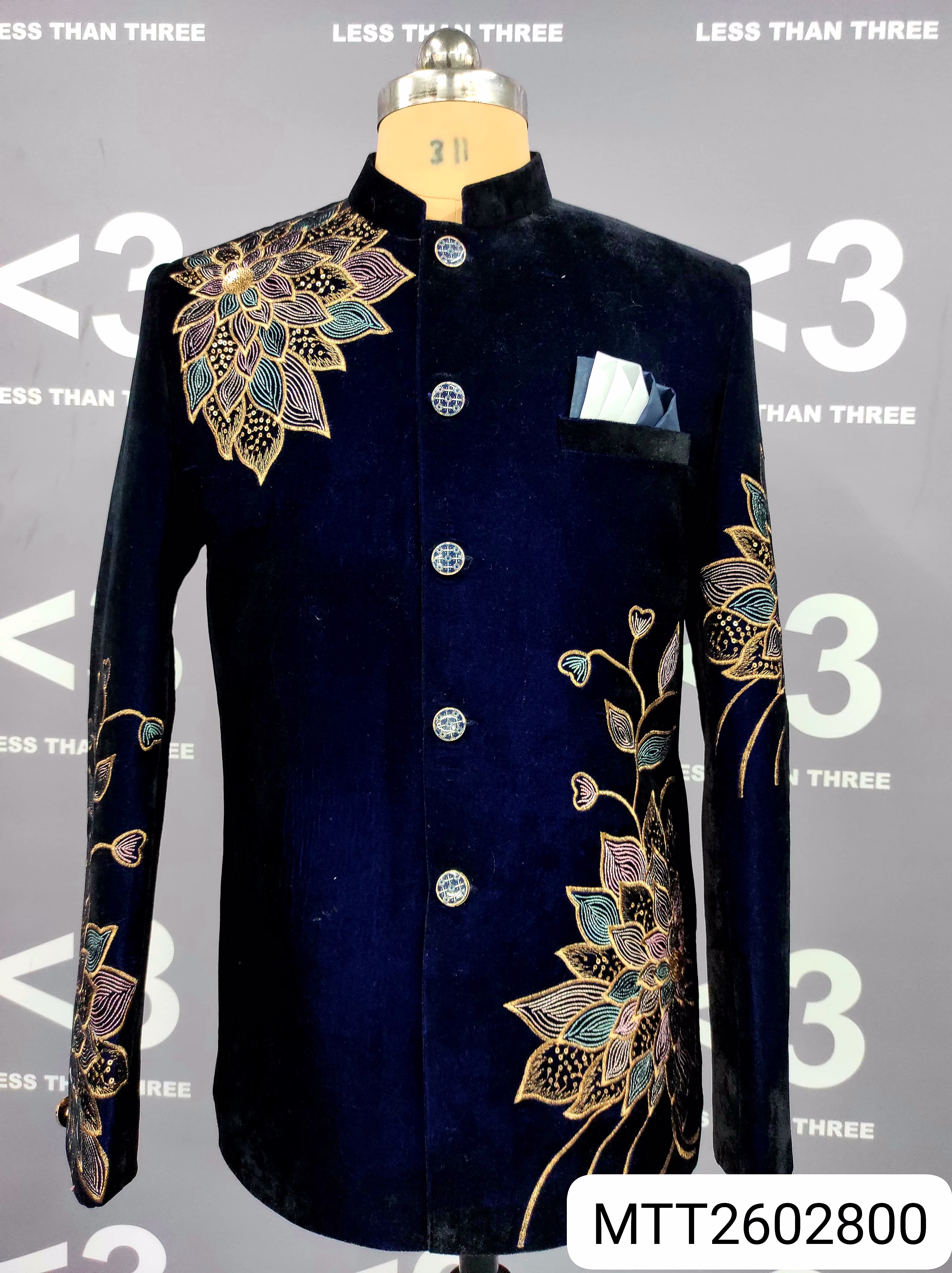 Premium Jacquard Indo-Western for Wedding image 2