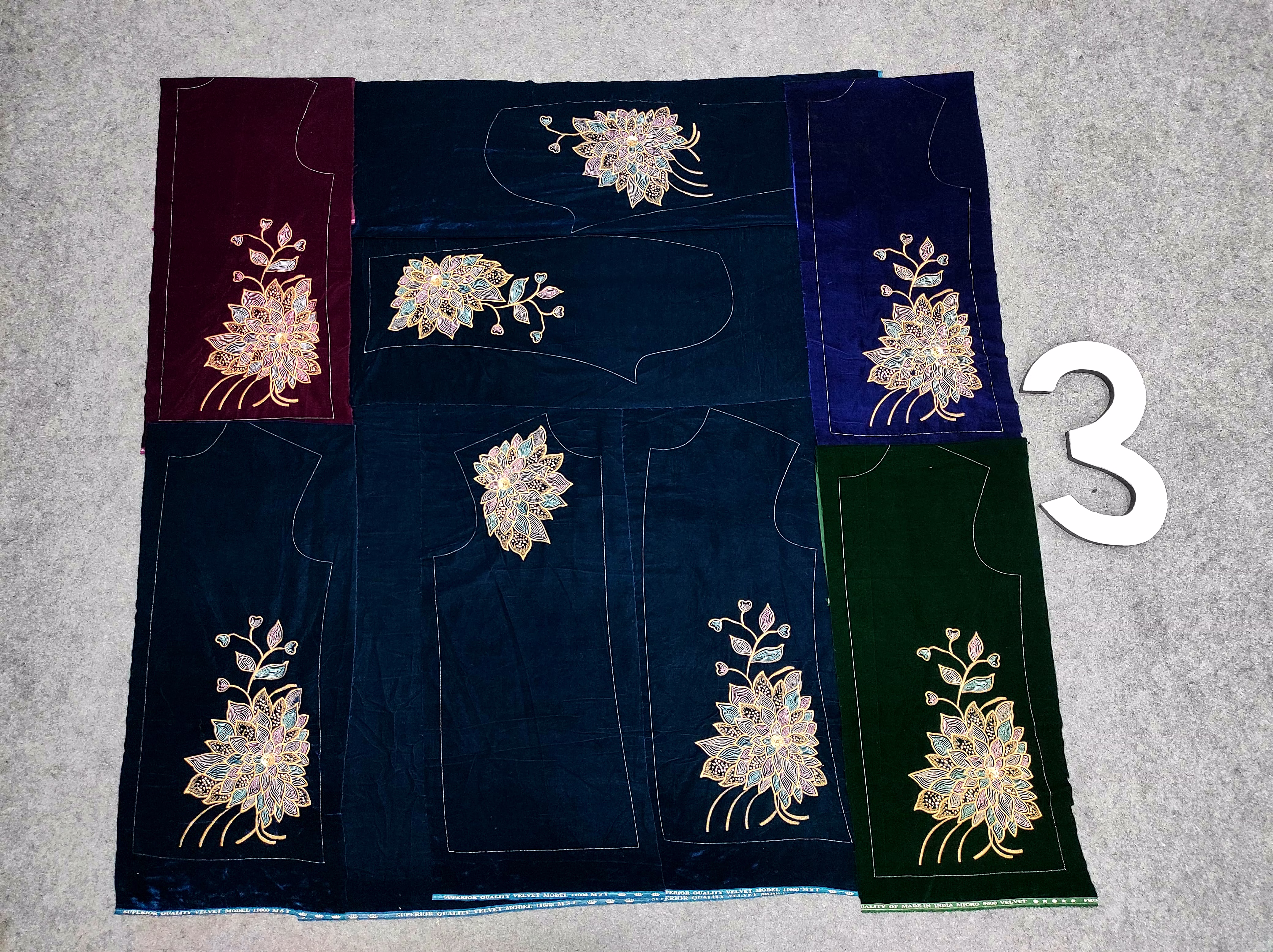 Premium Jacquard Indo-Western for Wedding image 3