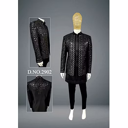 slim fit indo-western wedding wear