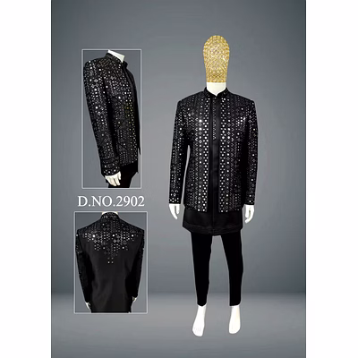 slim fit indo-western wedding wear