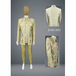 ivory indo-western groom collection