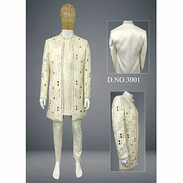 chocolate brown indo-western designer outfit
