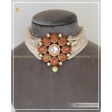 Zehan Rust Choker Set-1