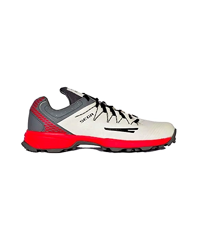 Sega Power Rubber Cricket Shoes For Men-10-White-2