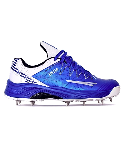 Sega Cricket Metal Spike Shoes-9-Blue-2