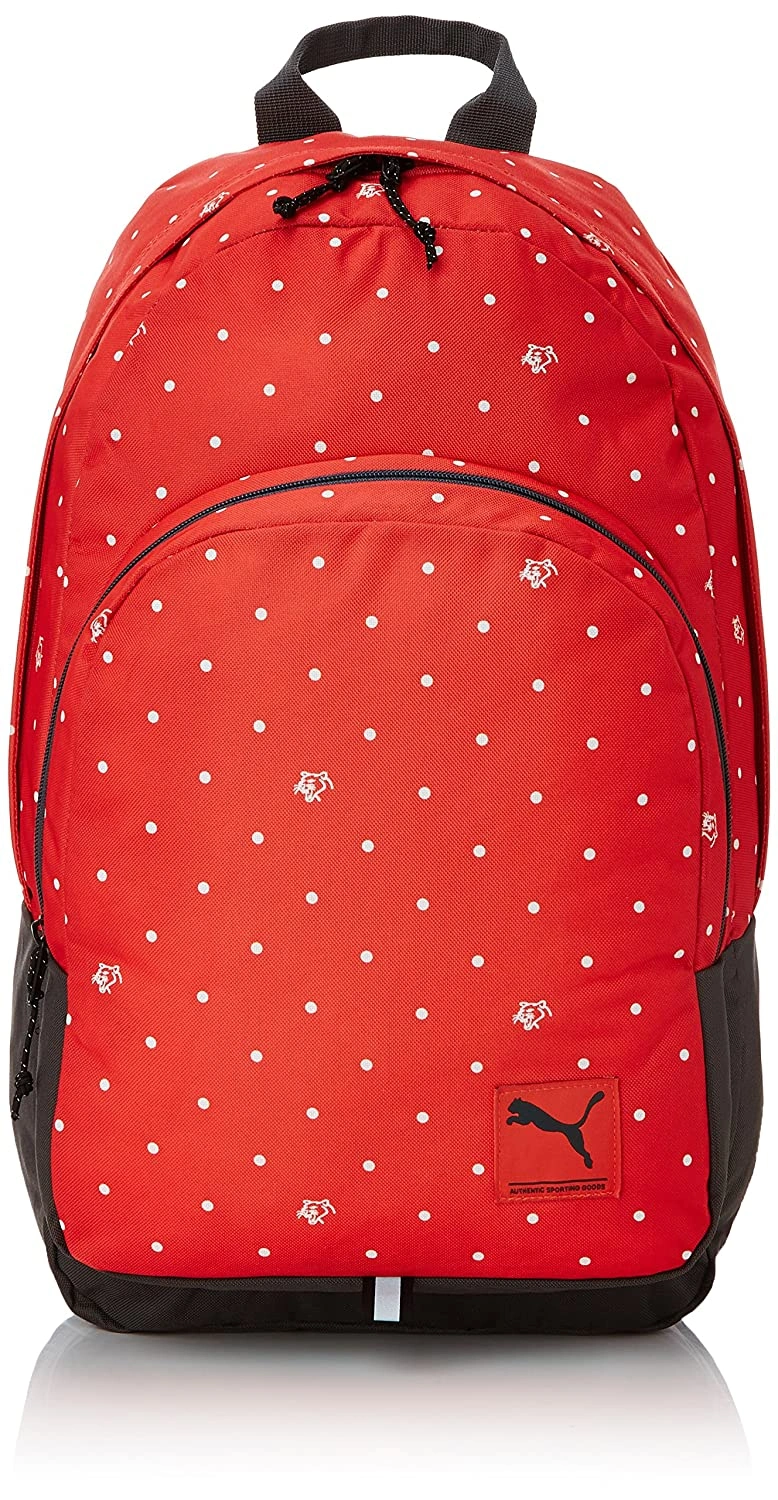 Puma Academy Schoolbag/Backpack - Cayenne Polka Dot Graphic --Puma-backpack-07298813
