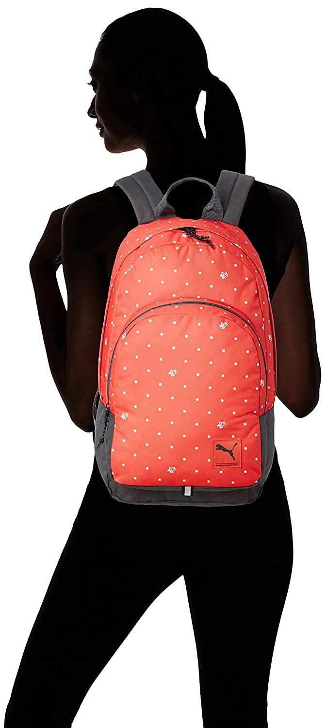 Puma Academy Schoolbag/Backpack - Cayenne Polka Dot Graphic --Cayenne Polka Dot-Free-4