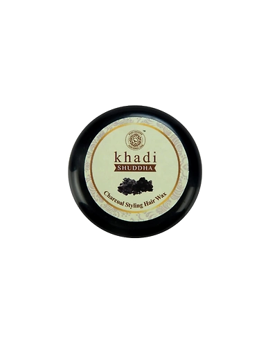 Khadi Shuddha Charcoal Face Wash, Charcoal Soap &amp; Charcaol Hair Wax | No Sls, Sles, &amp; Parabens-Black-4