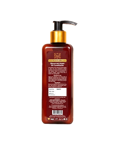 Moroccan Argan Kit (Shampoo, Conditioner, Oil) Repairs Dry &amp; Damaged Hair | No Sls, Sles &amp; Parabens | Made With 100% Natural &amp; Raw Morroccan Argan Oil-White-2