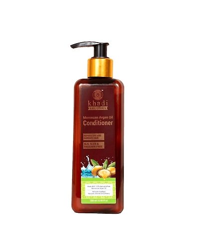 Moroccan Argan Kit (Shampoo, Conditioner, Oil) Repairs Dry &amp; Damaged Hair | No Sls, Sles &amp; Parabens | Made With 100% Natural &amp; Raw Morroccan Argan Oil-White-4