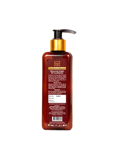 Moroccan Argan Kit (Shampoo, Conditioner, Oil) Repairs Dry &amp; Damaged Hair | No Sls, Sles &amp; Parabens | Made With 100% Natural &amp; Raw Morroccan Argan Oil-White-5