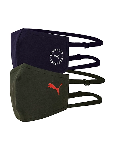 Puma Headband Unisex Face Mask, Forest Night-Peacoat-Large-Forest Night-Peacoat-1