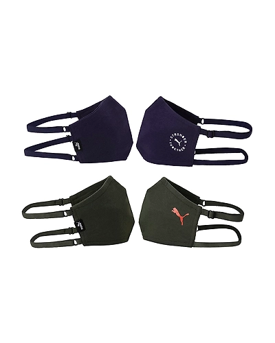 Puma Headband Unisex Face Mask, Forest Night-Peacoat-Large-Forest Night-Peacoat-3