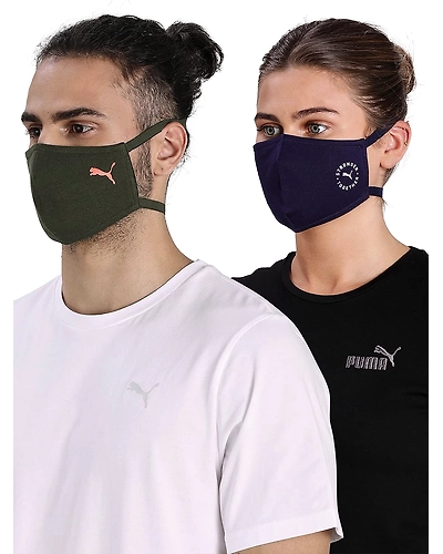 Puma Headband Unisex Face Mask, Forest Night-Peacoat-Large-Forest Night-Peacoat-5