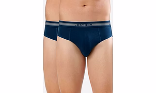 Jockey Men's Super Combed Cotton Solid Brief with Stay Fresh Properties - ASSTD (Pack of 2)