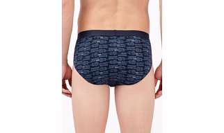 Jockey Men's Super Combed Cotton Printed Brief with Ultrasoft Waistband - ASSTD