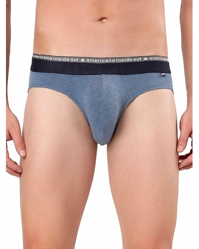 Jockey Men's Super Combed Cotton Elastane Stretch Solid Brief with Ultrasoft Waistband -ASSTD-Medium-3