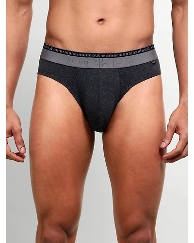 Jockey Men's Super Combed Cotton Elastane Stretch Solid Brief with Ultrasoft Waistband -ASSTD-Medium-2