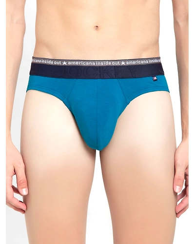 Jockey Men's Super Combed Cotton Elastane Stretch Solid Brief with Ultrasoft Waistband -ASSTD-Jockey-US59-medium