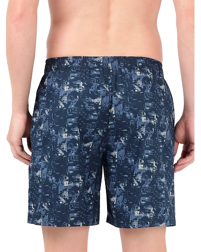 Jockey Men's Super Combed Mercerized Cotton Woven Printed Boxer Shorts with Side Pocket - ASSTD-XL-2