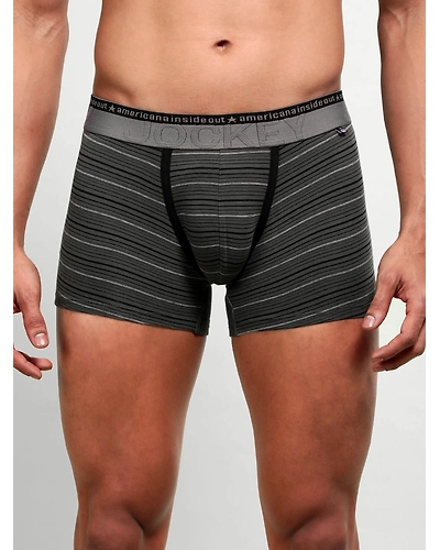 Jockey Men's Super Combed Cotton Elastane Stretch Stripe Trunk with Ultrasoft Waistband -ASSTD-Medium-5