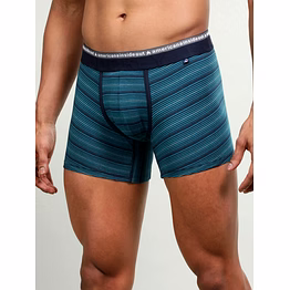 jockey men's super combed cotton elastane stretch stripe trunk with ultrasoft waistband -asstd