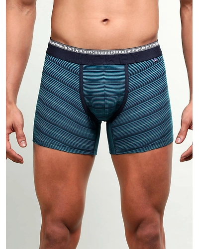 Jockey Men's Super Combed Cotton Elastane Stretch Stripe Trunk with Ultrasoft Waistband -ASSTD-Medium-1