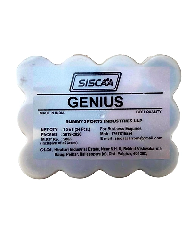 Siscaa Genius Carrom Coins-As-Siscaa-Genius-coins-1pcs