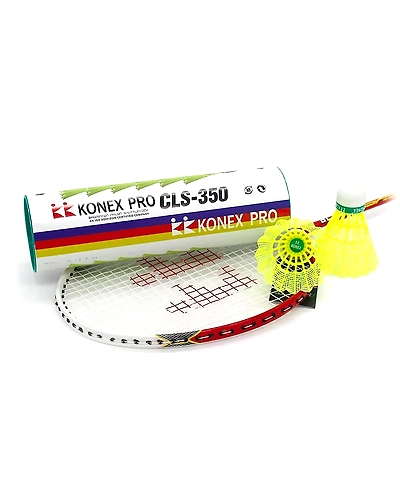 Konex Nylon Badminton Shuttlecock CSL-350 Yellow (Pack of 6)-3