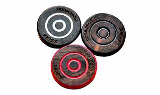 SISCAA Rosewood Carrom Coin Set (7mm Thickness) - Premium Quality Carrom Pieces